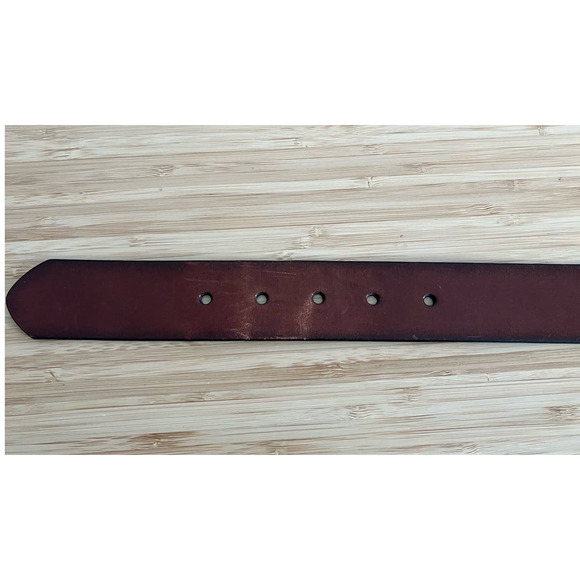 Fossil Vintage Women's Belt Brown Silver Size Small Genuine Leather - Picture 4 of 9